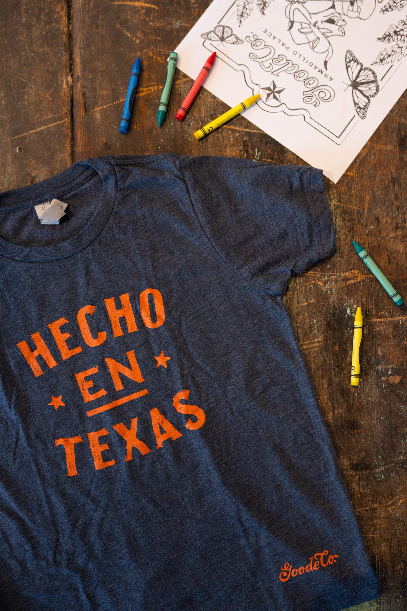 Hecho En Texas Kids Tee