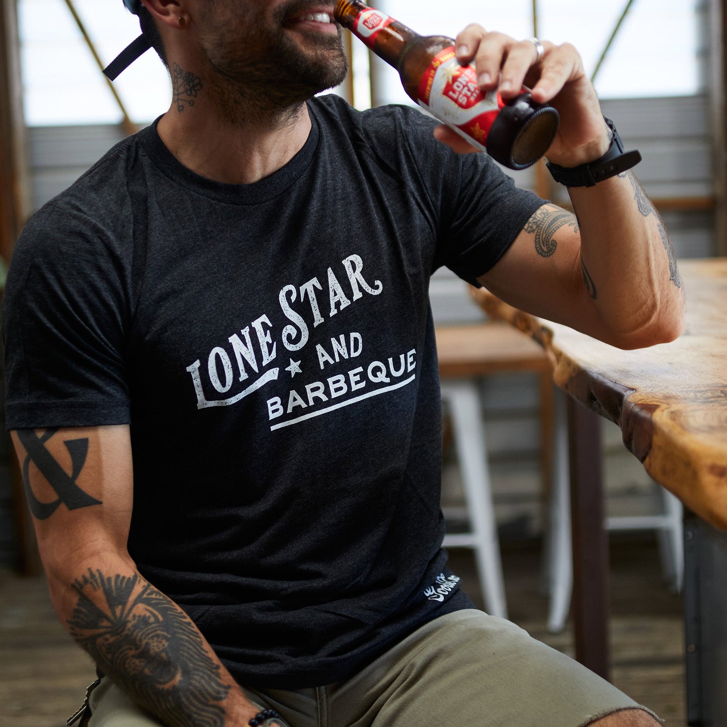 Lone Star and Barbeque Tee