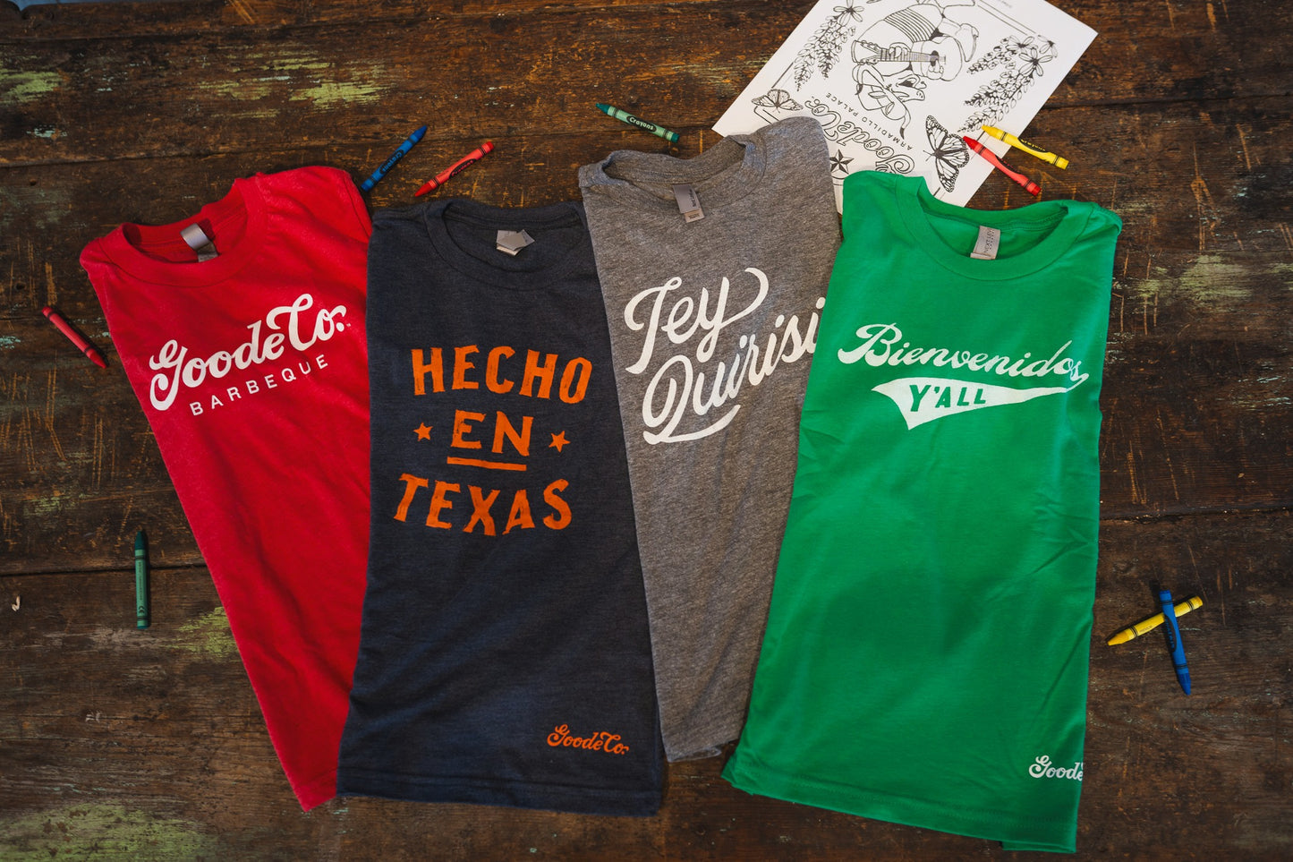 Hecho En Texas Kids Tee